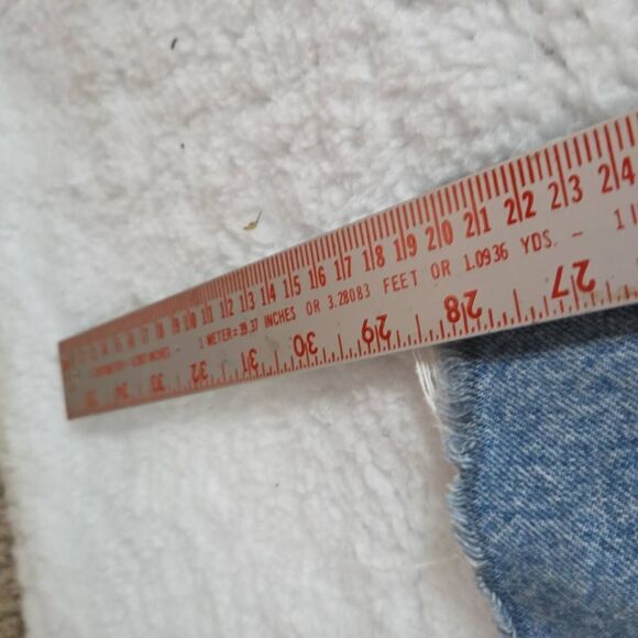 Zara Women's High Rise Button Fly Raw Cut Hem Denim Jeans Blue Size 4 - Picture 4 of 7